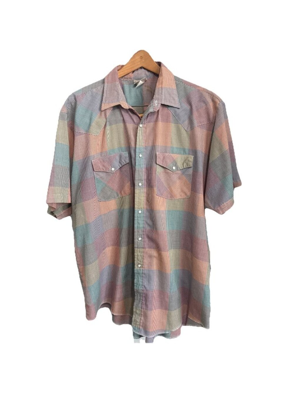 Vintage Saddlebrook Western Wear XL Cotton Retro Vibrant Rodeo Cowboy